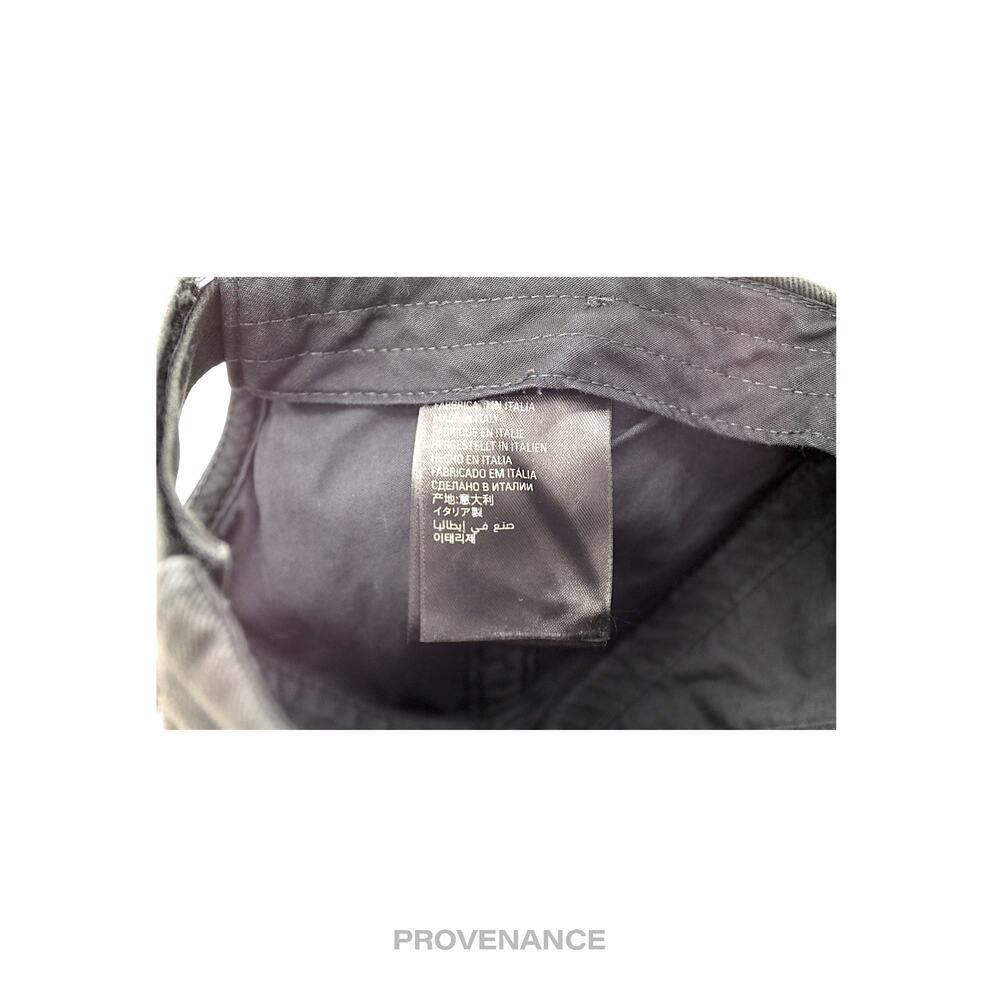 🔴 Balenciaga Embroidered Logo BB Lazer Destroyed Cap Black - Picture 11 of 13